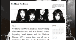 Desktop Screenshot of godsavethequeentour.com